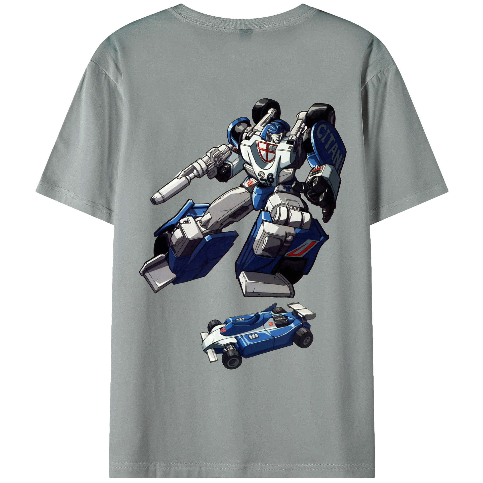 （画像用）  綿100％ メンズ半袖Tシャツ（バックプリント） 通気性